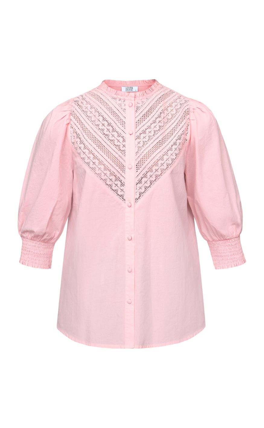 Love & Divine Skjorte - Love805-2 - Coral Pink
