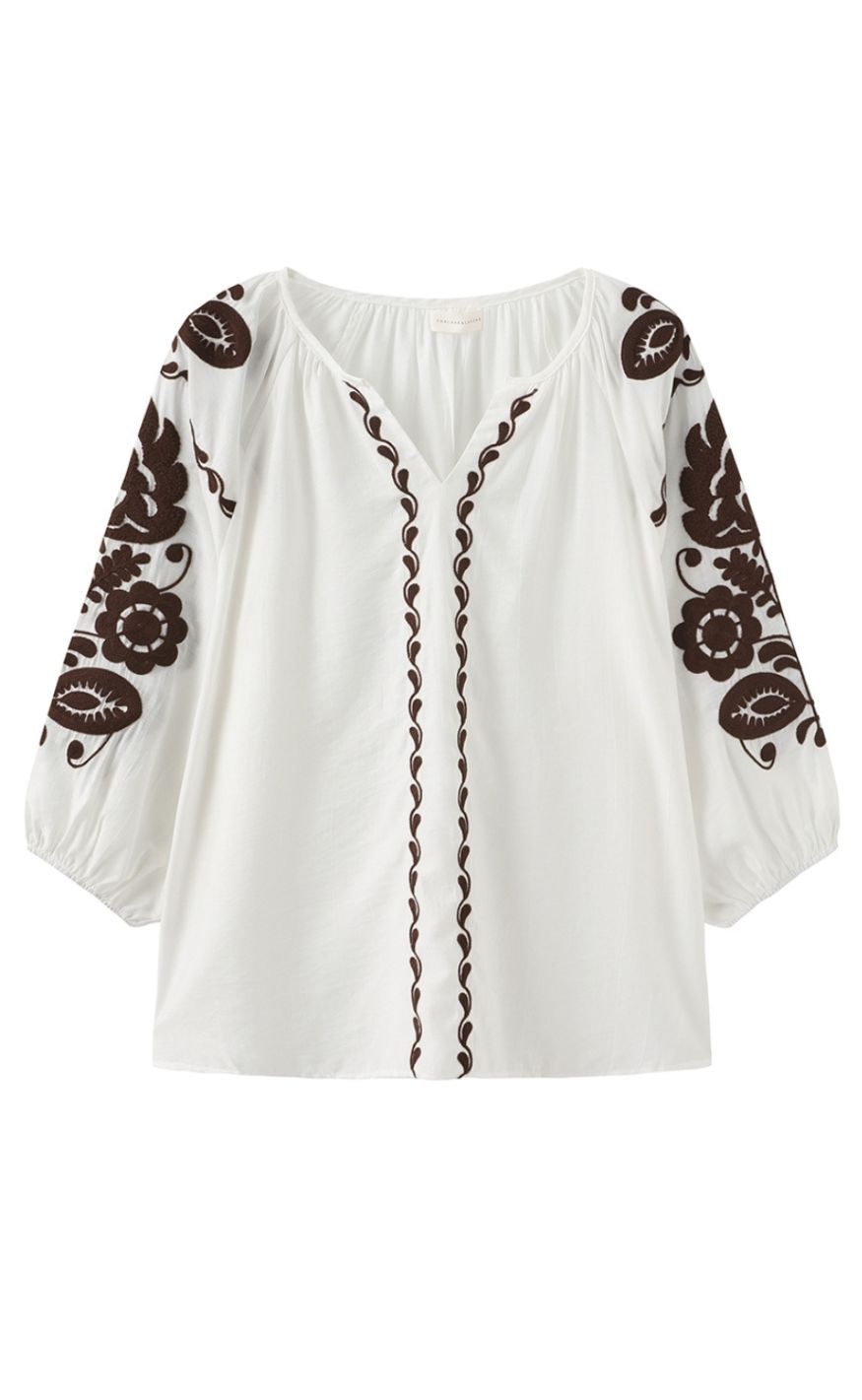 Luxzuz Bluse - Allette - Cream