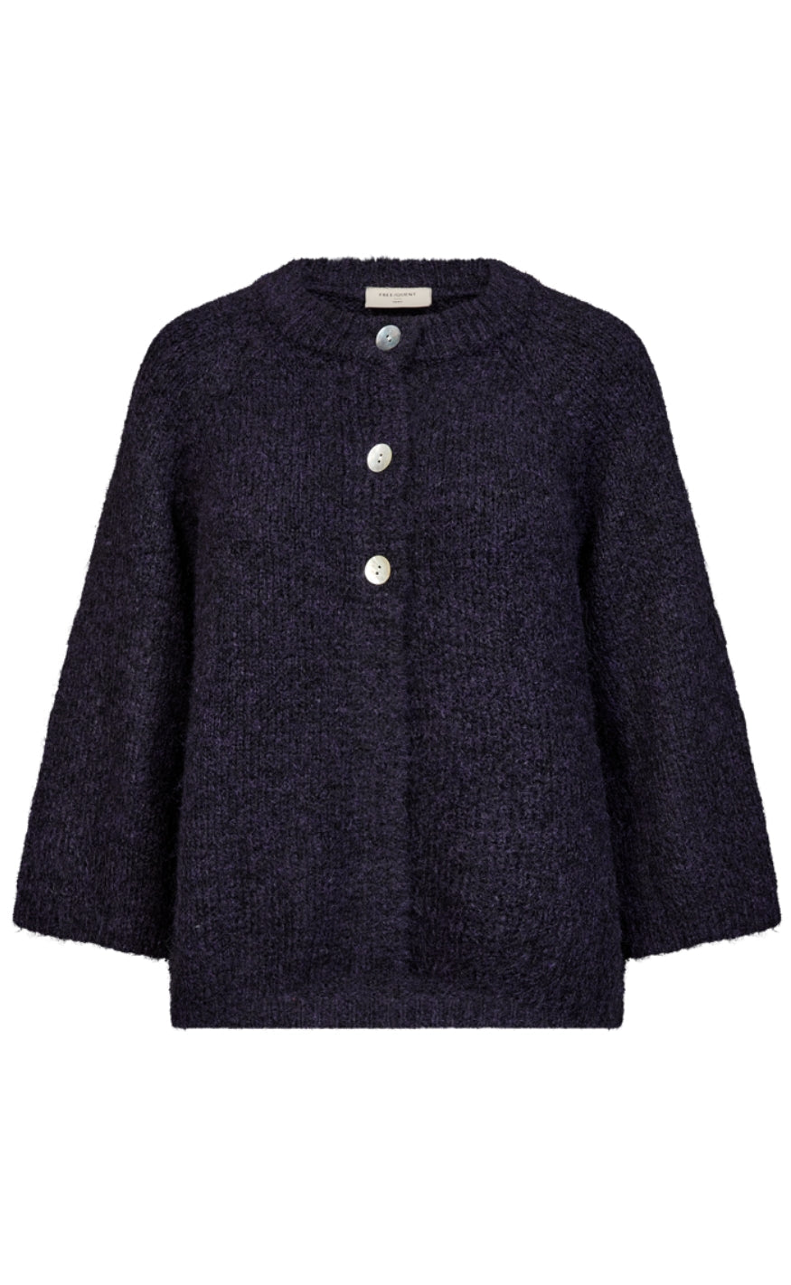 Freequent Cardigan - Grslulu - Nightshade Melange