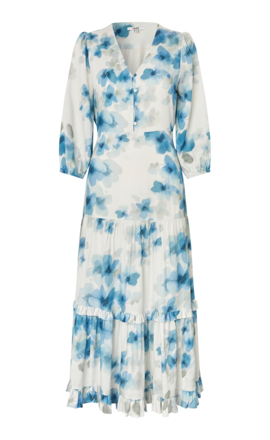 MbyM Kjole - Shanaya - Walia Print Blue