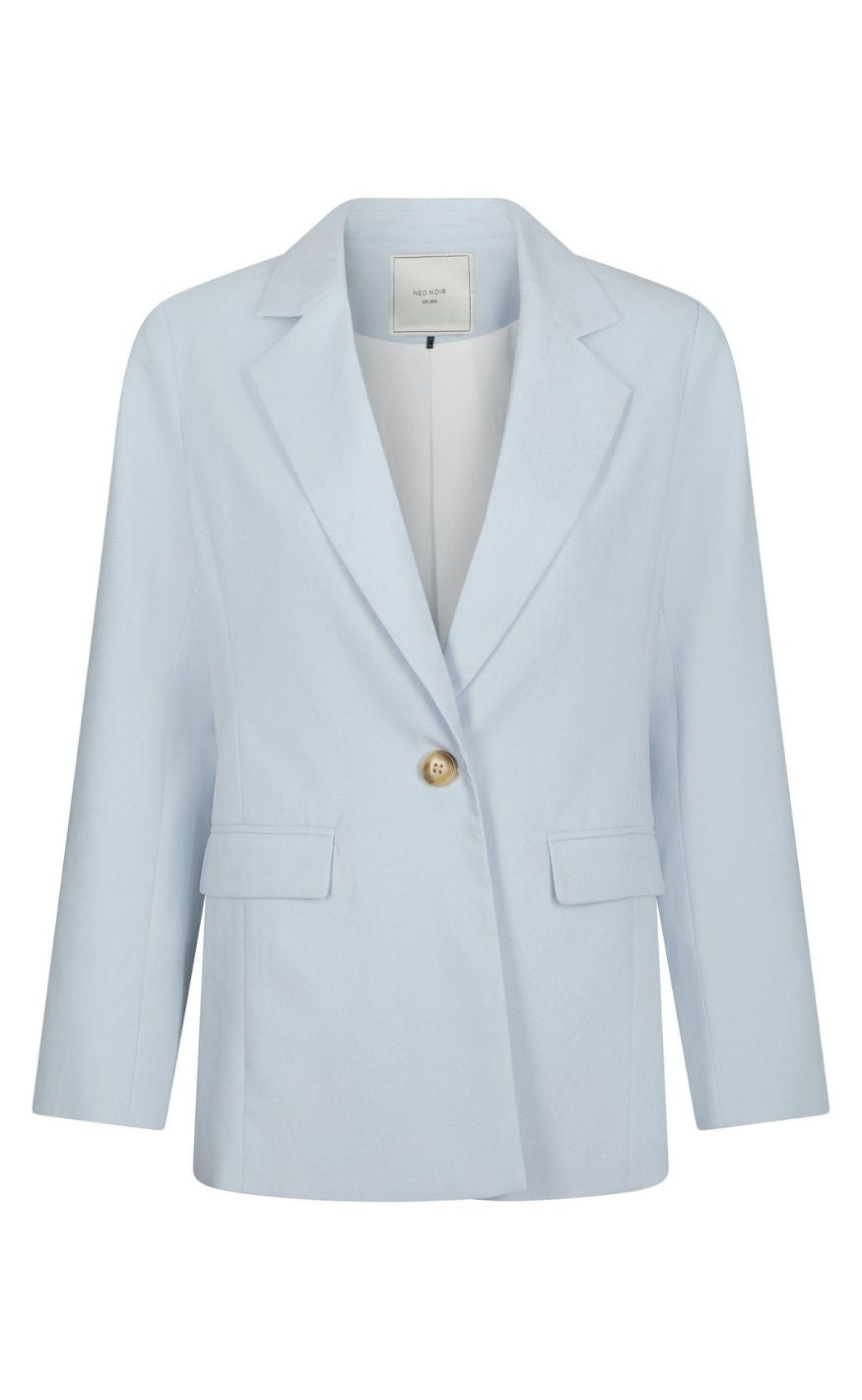 Neo Noir Blazer - Jarmon Linen - Light Blue
