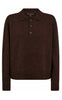 Hype The Detail Bluse - Polo - Brown