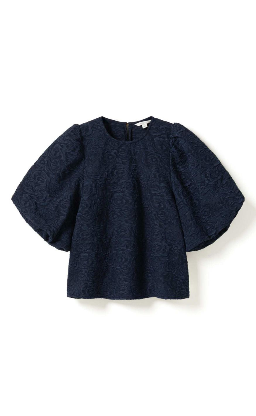 Noella Bluse - Shelly - Navy Blue