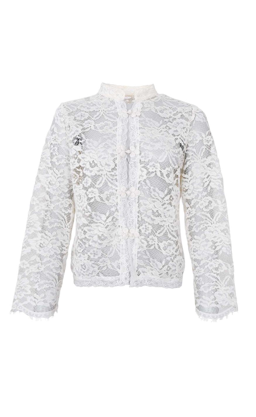 Black Colour Skjorte - Rosa Napoleon - Off White