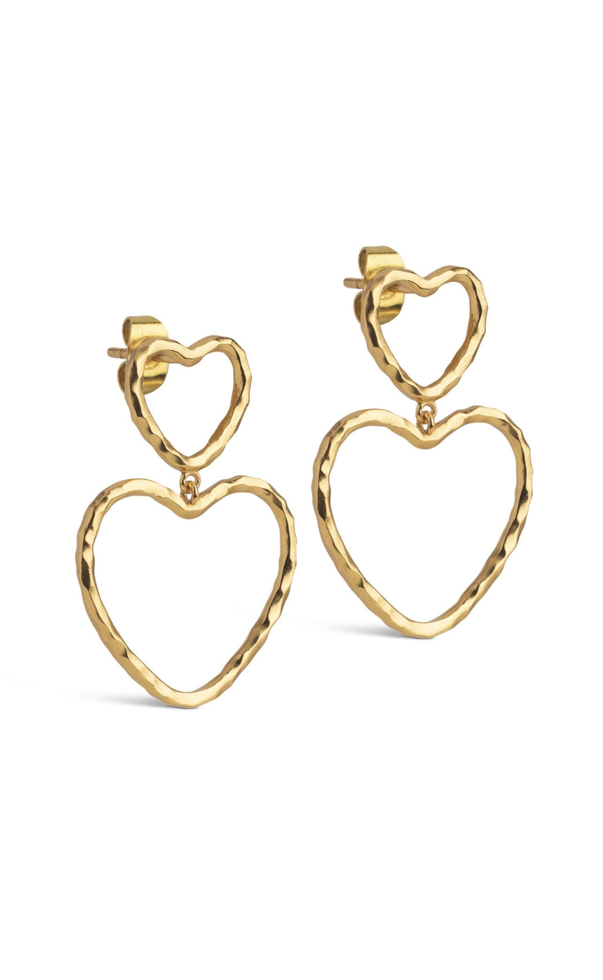 ENAMEL Copenhagen Øreringer - Organic Lovelink - Gold Colour