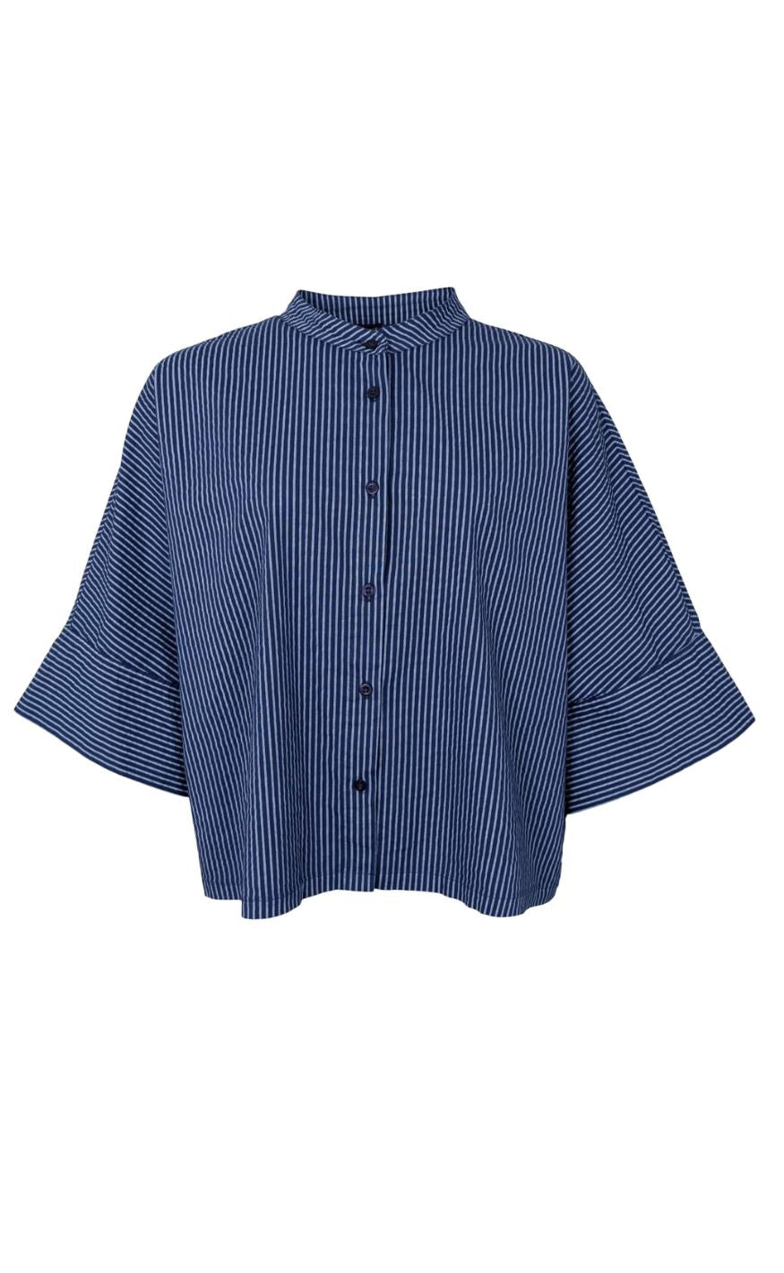 Black Colour Skjorte - Ally - Navy