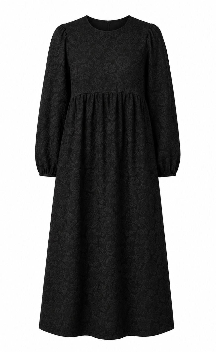 Say INA Copenhagen Kjole - Alia - Black Flower