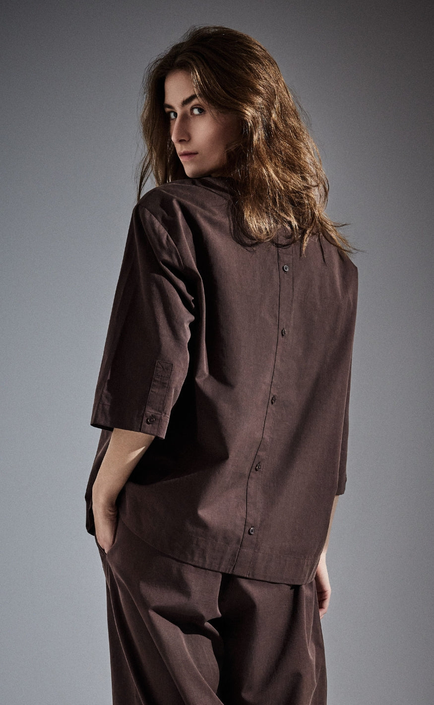 Notyz Bluse - Taipei - Chocolate