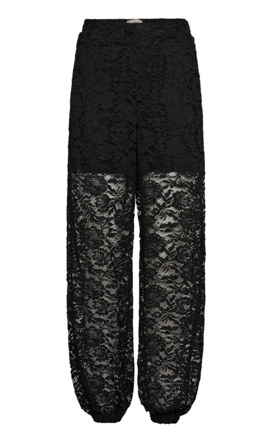 Freequent Bukser - Lacina - Black