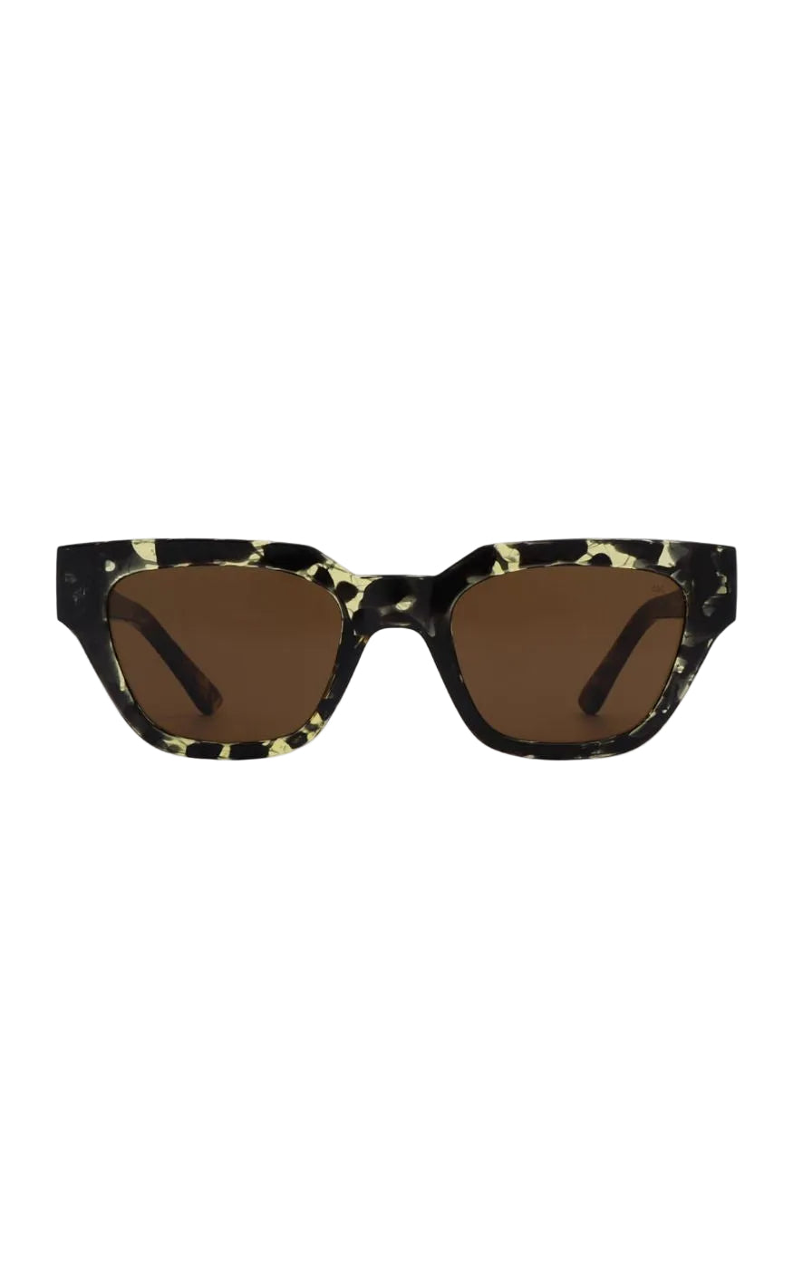 A. Kjærbede Solbriller - Kaws - Black / Yellow Tortoise