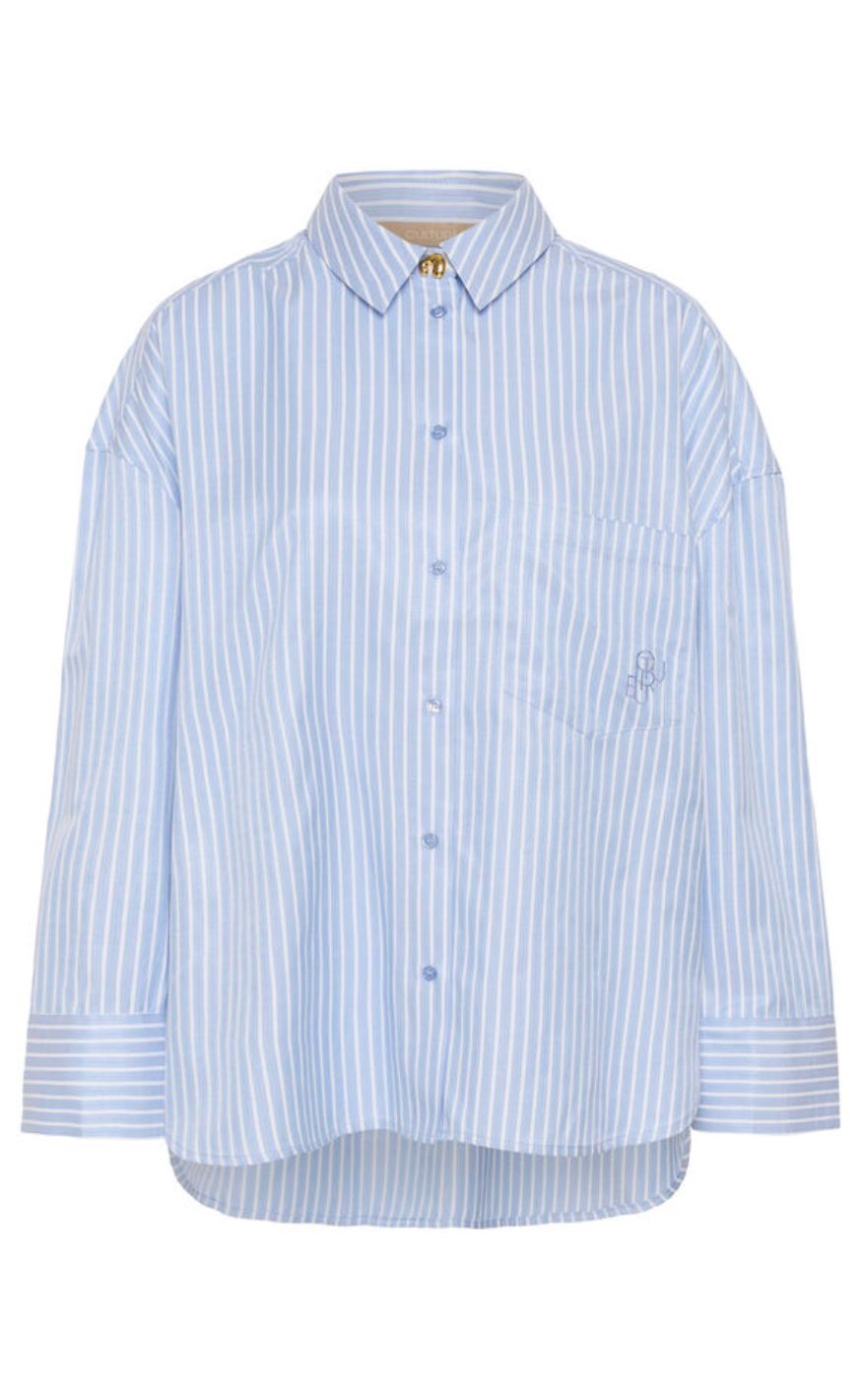 Culture Skjorte - Manga - Blue/White Stripe