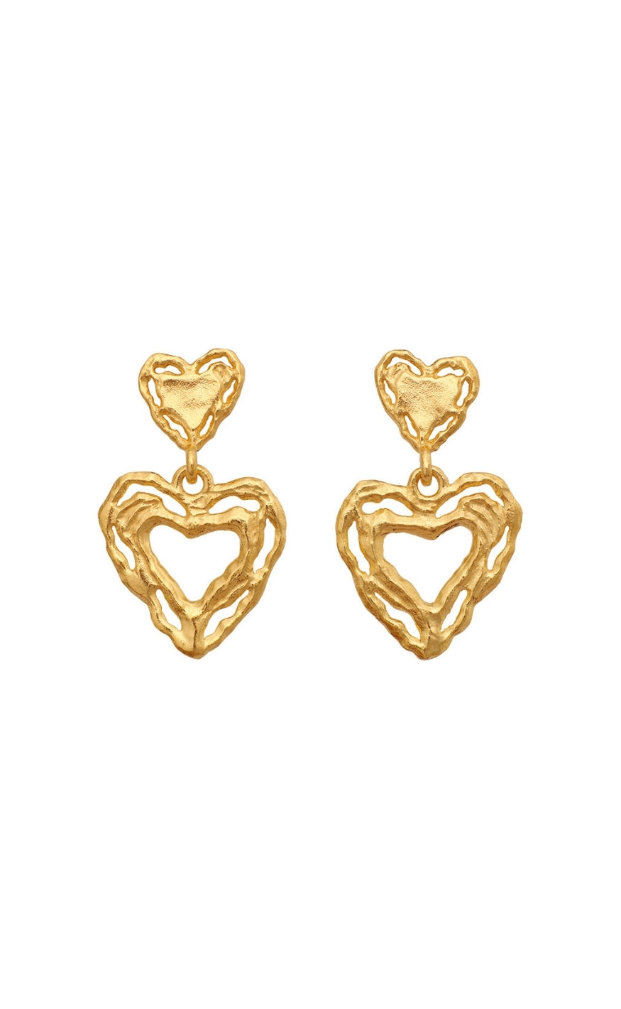 Maanesten Øreringer - Martha - Gold Colour
