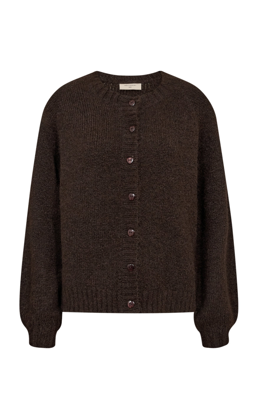 Freequent Cardigan - Louisa - Mole Melange