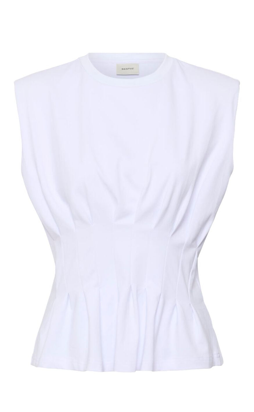 Gestuz T-Shirt - Inez - Bright White