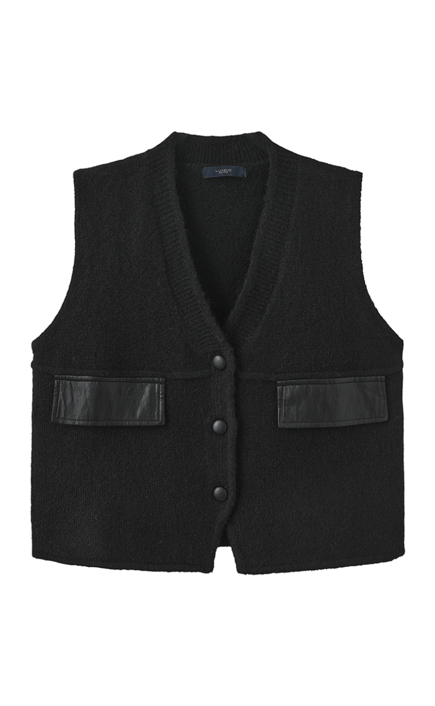 Luxzuz Vest - Zascha - Black