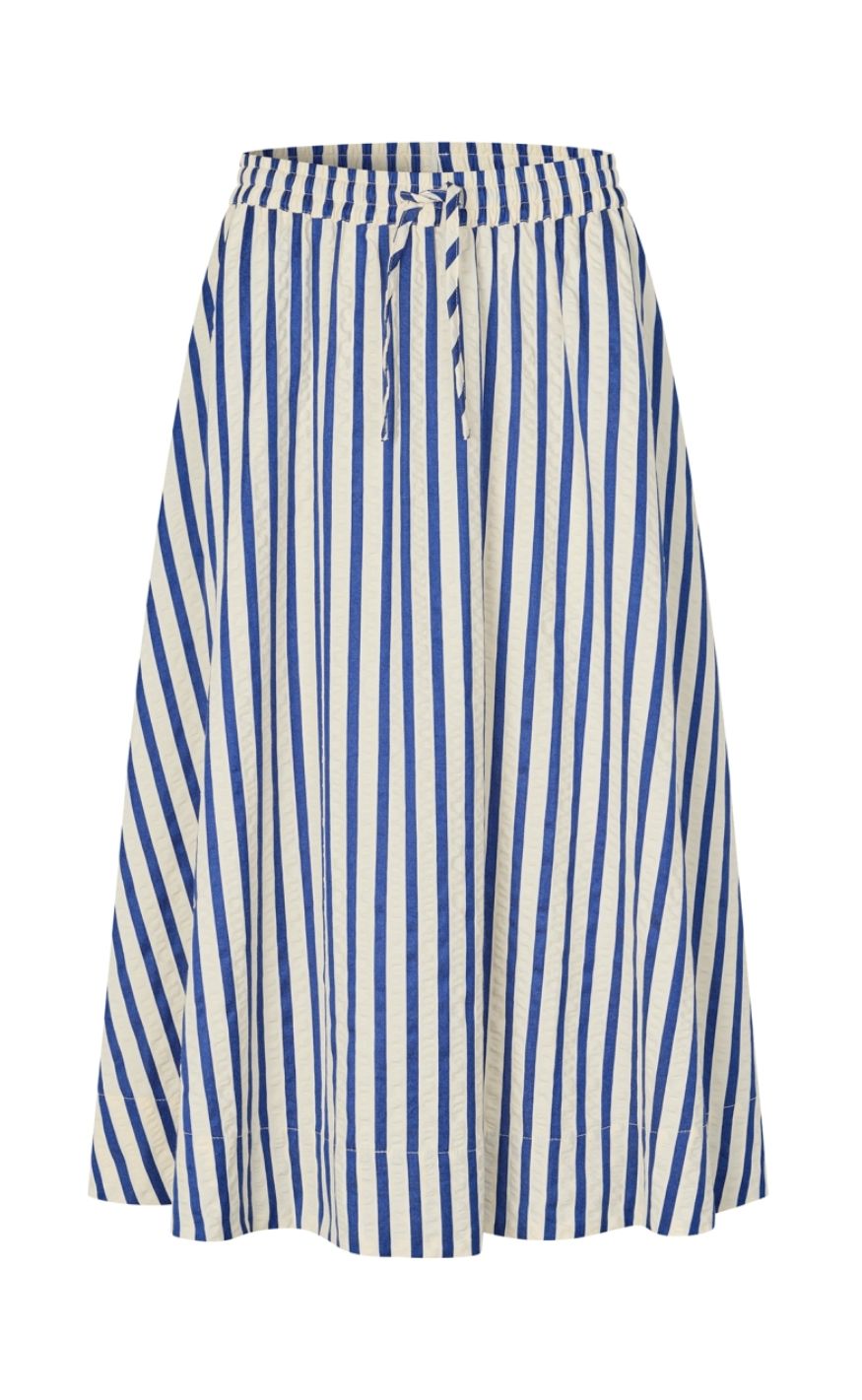 Lollys Laundry Skjørt - BristolLL Midi - Blue