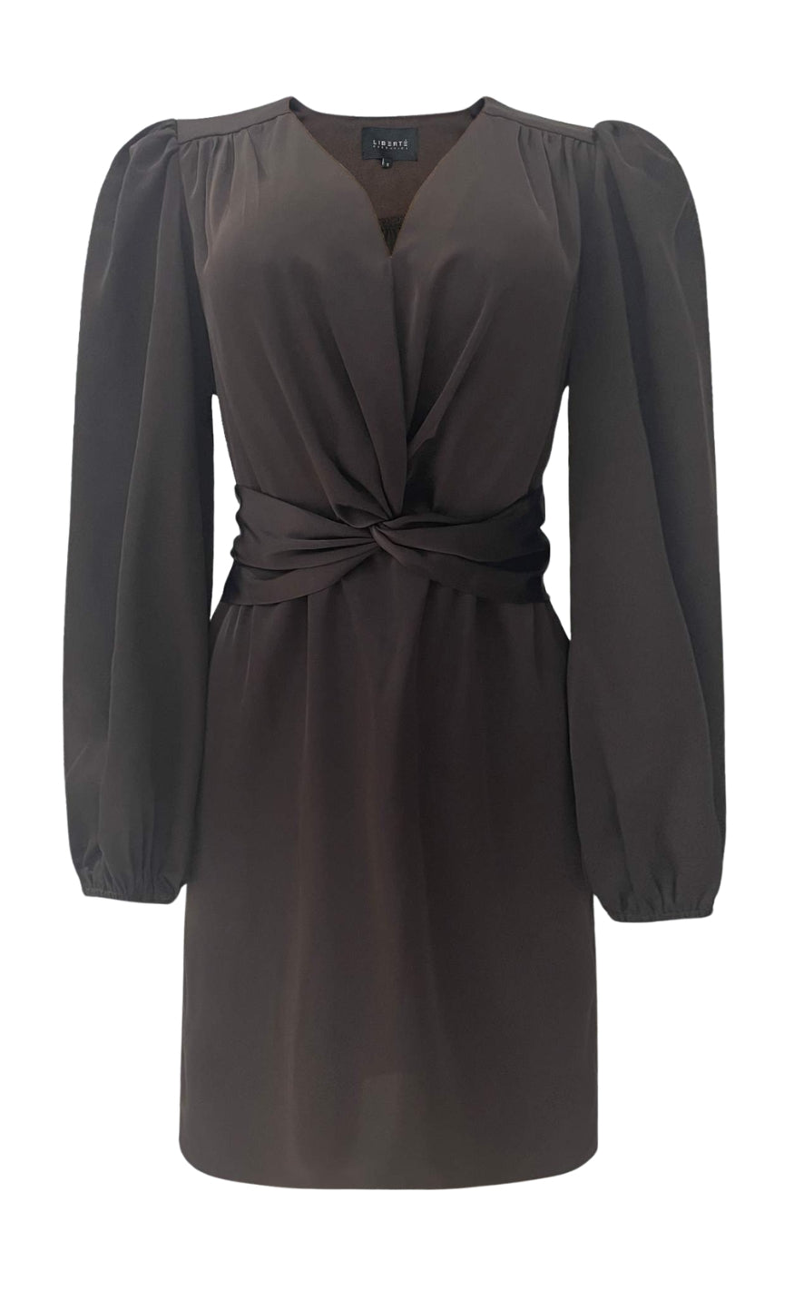 Liberte Kjole - Tiki Twist - Dark Brown