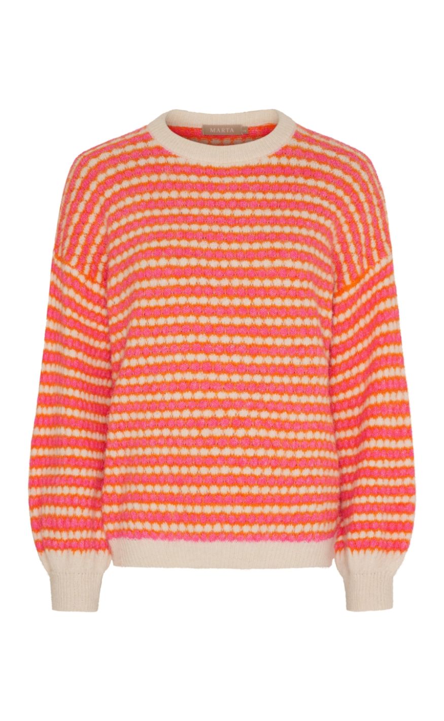 Marta Du Chateau Genser - Regitze - Orange/Fuxia