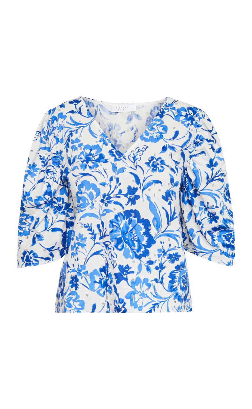 Sisters Point Topp - GILMA-N.T2 - Cream/Blue