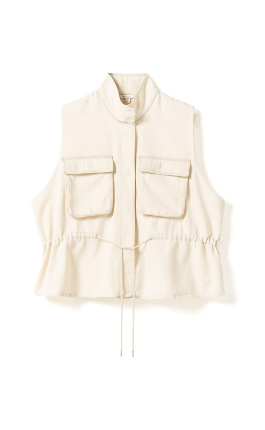 Noella Vest - Mireya - Washed Ivory
