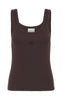 Gestuz Topp - Drew Logo 2.0 - Deep Plum