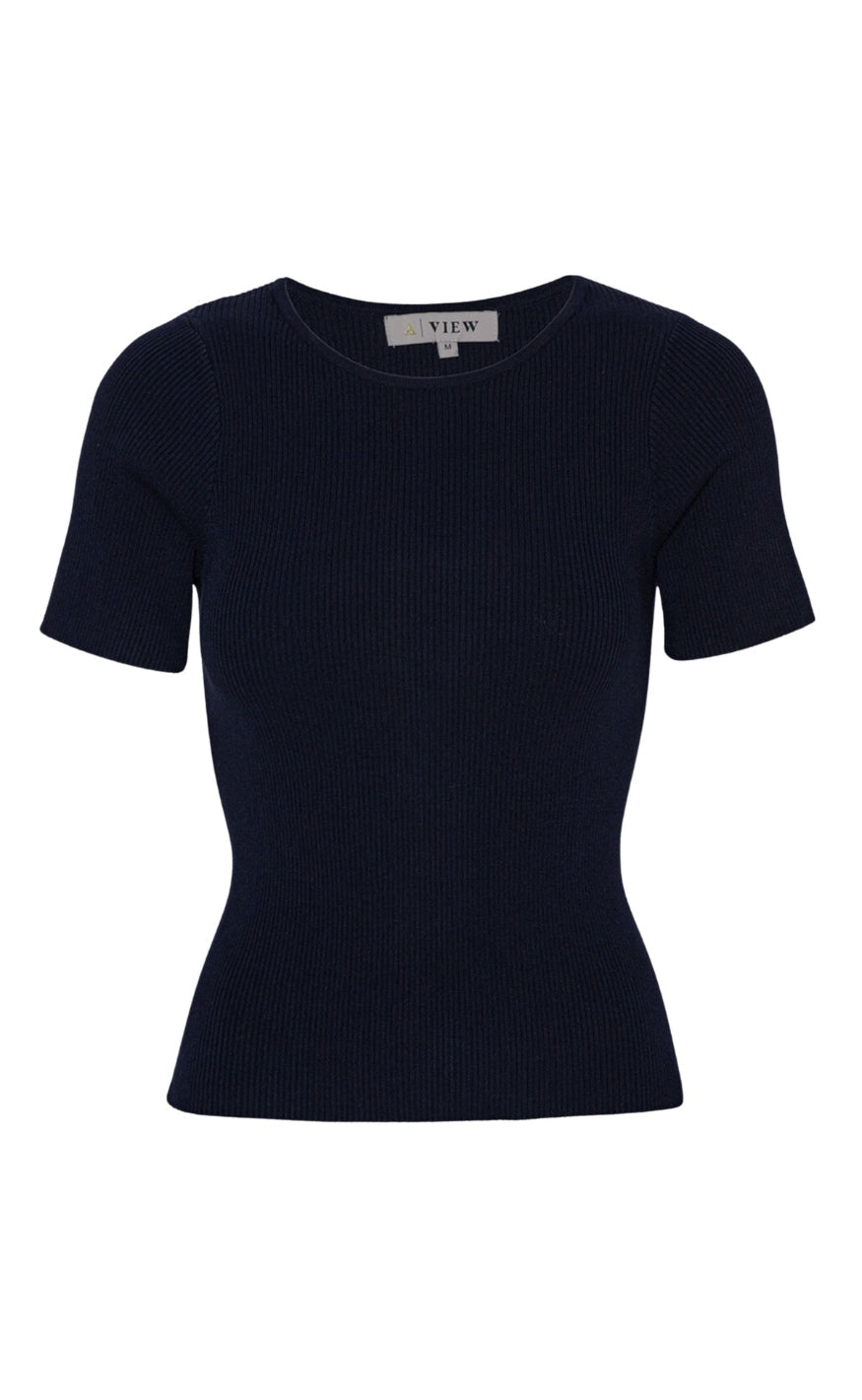 A-View Genser - Rib SS - Black