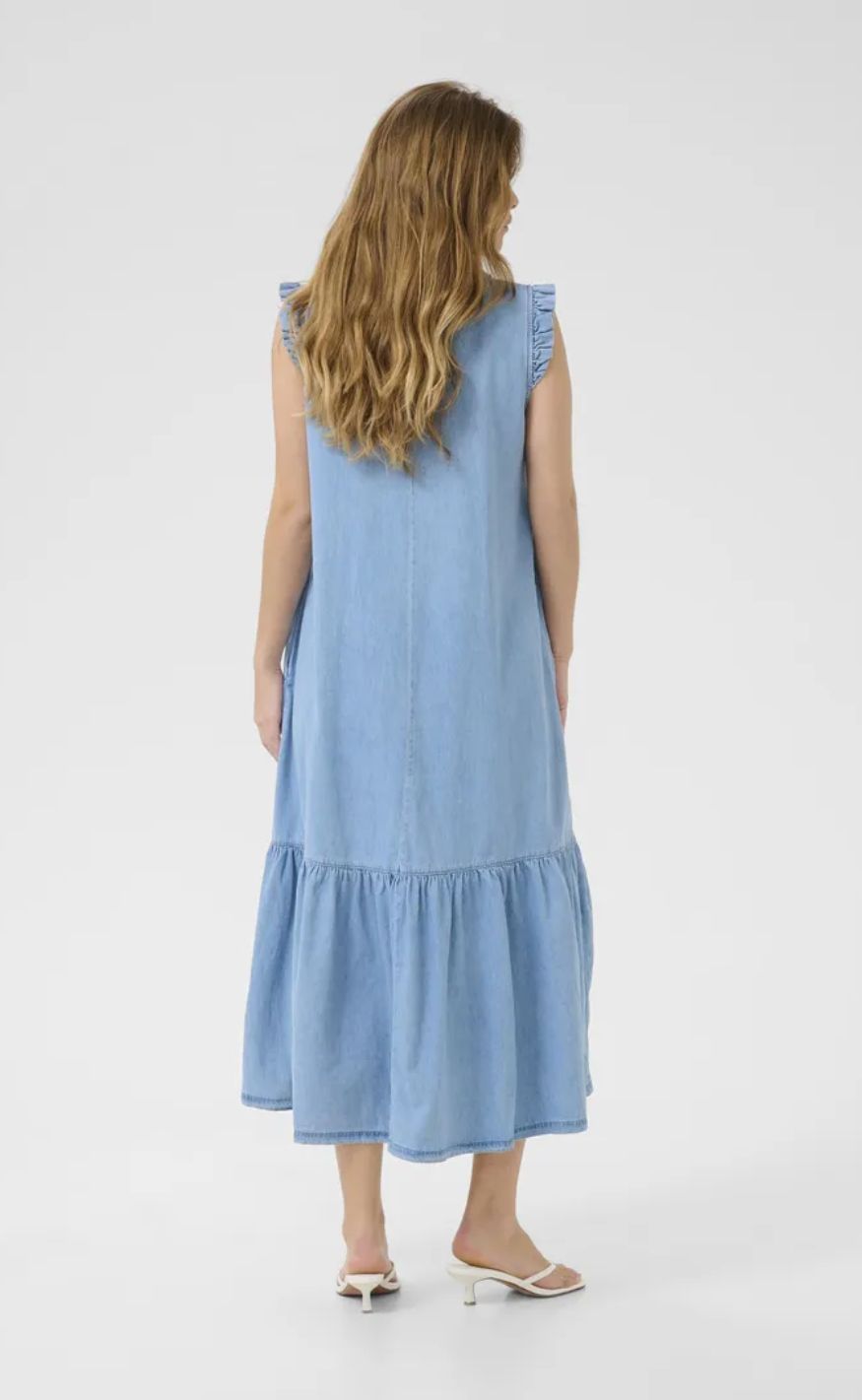 Culture Kjole - Berteline Arpa - Light Blue Wash