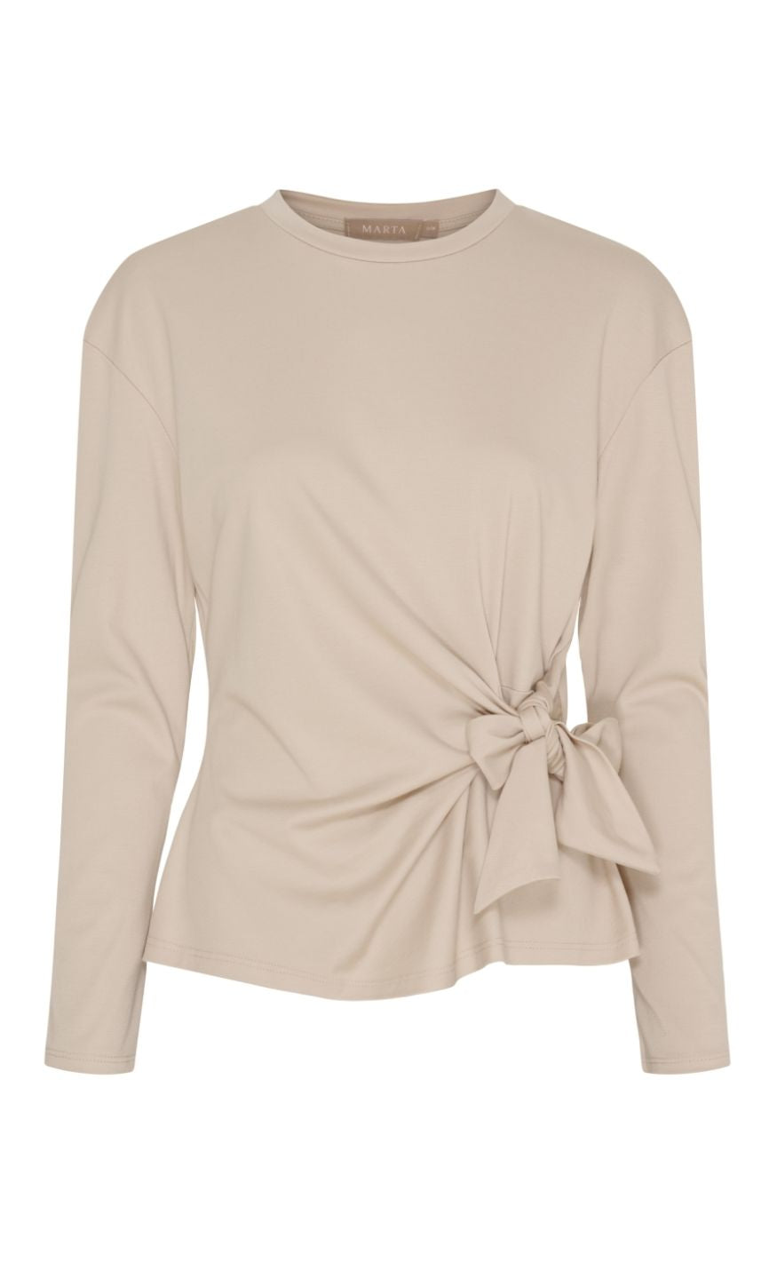 Marta Du Chateau Bluse - Zafina - Beige