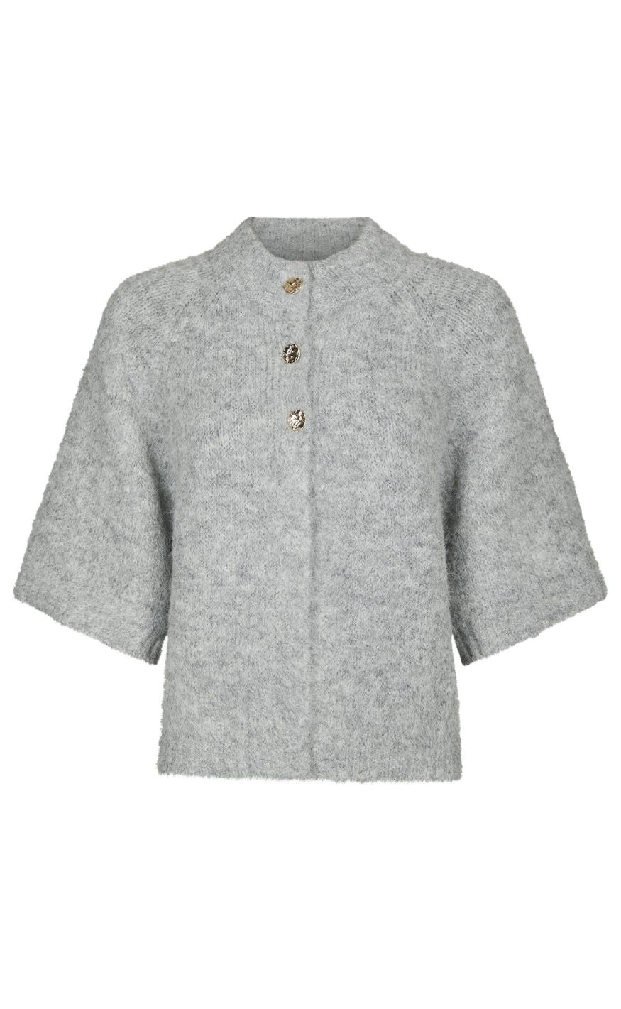Neo Noir Cardigan - Benuta - Grey Melange