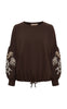 Marta Du Chateau Sweatshirt - Luretta - Chocolate