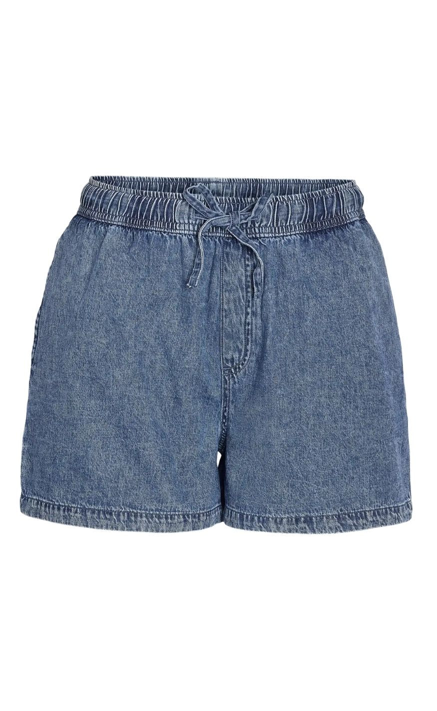 Noisy May Shorts - Enza - Medium Blue Denim