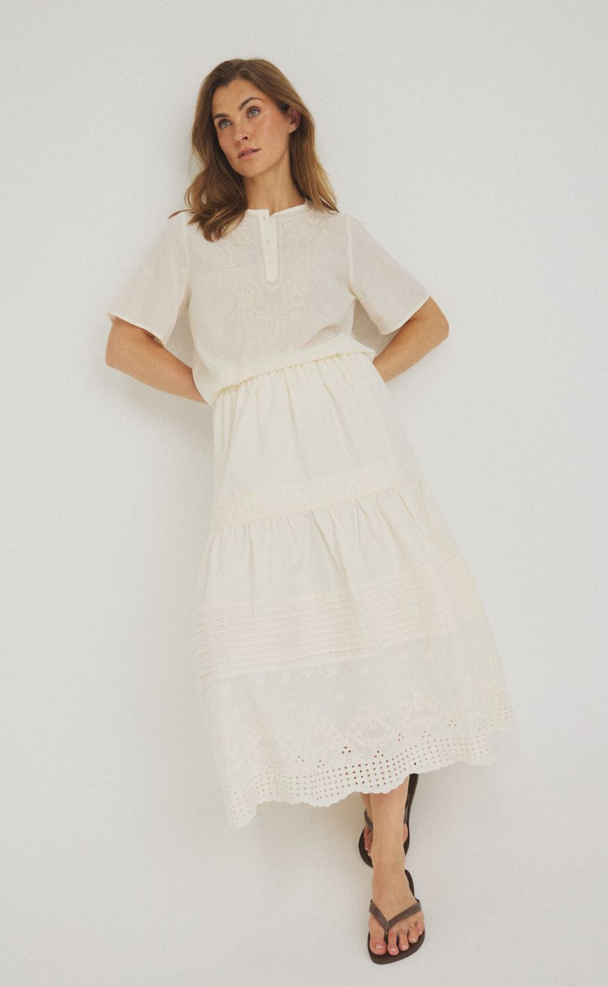 Luxzuz Skjørt - Vaike - Off White 7038