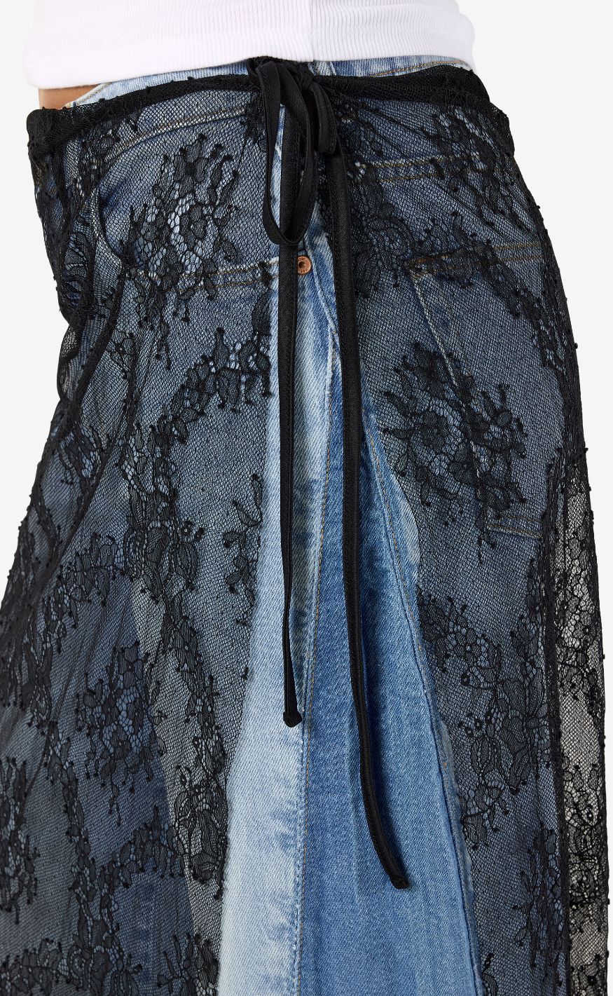 Noisy May Skjørt - Lucia Wrap - Black