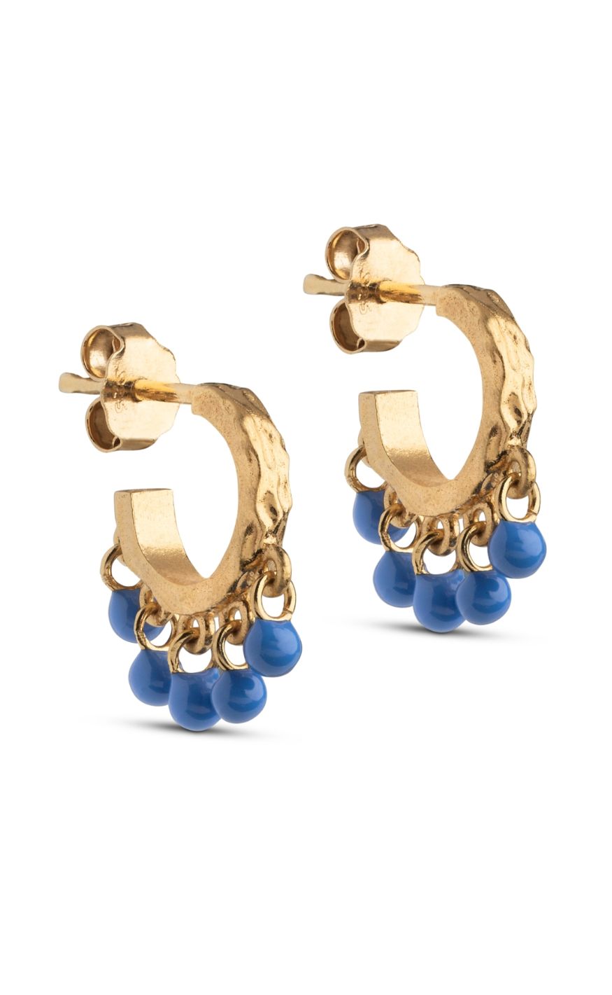 ENAMEL Copenhagen Øreringer - Astrid - Cornflower