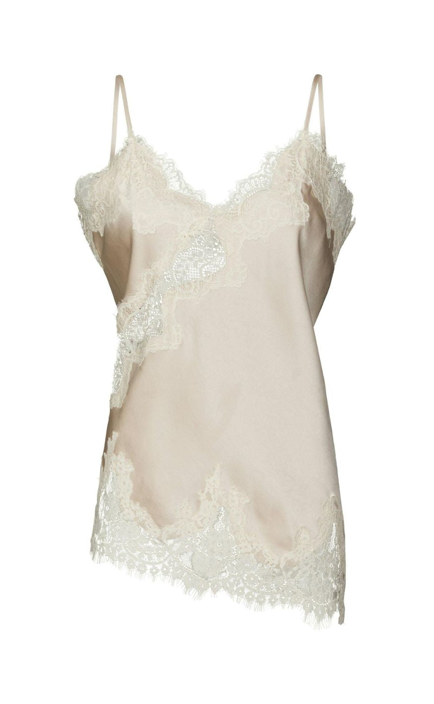 Neo Noir Topp - Viole Lace - Champagne