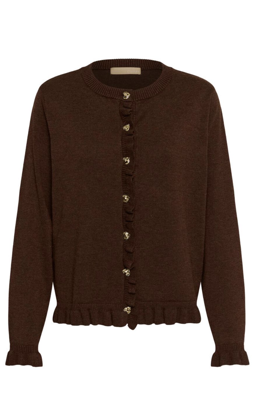 Culture Cardigan - Clare Annemarie - Coffee Bean Melange
