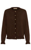 Culture Cardigan - Clare Annemarie - Coffee Bean Melange Solid