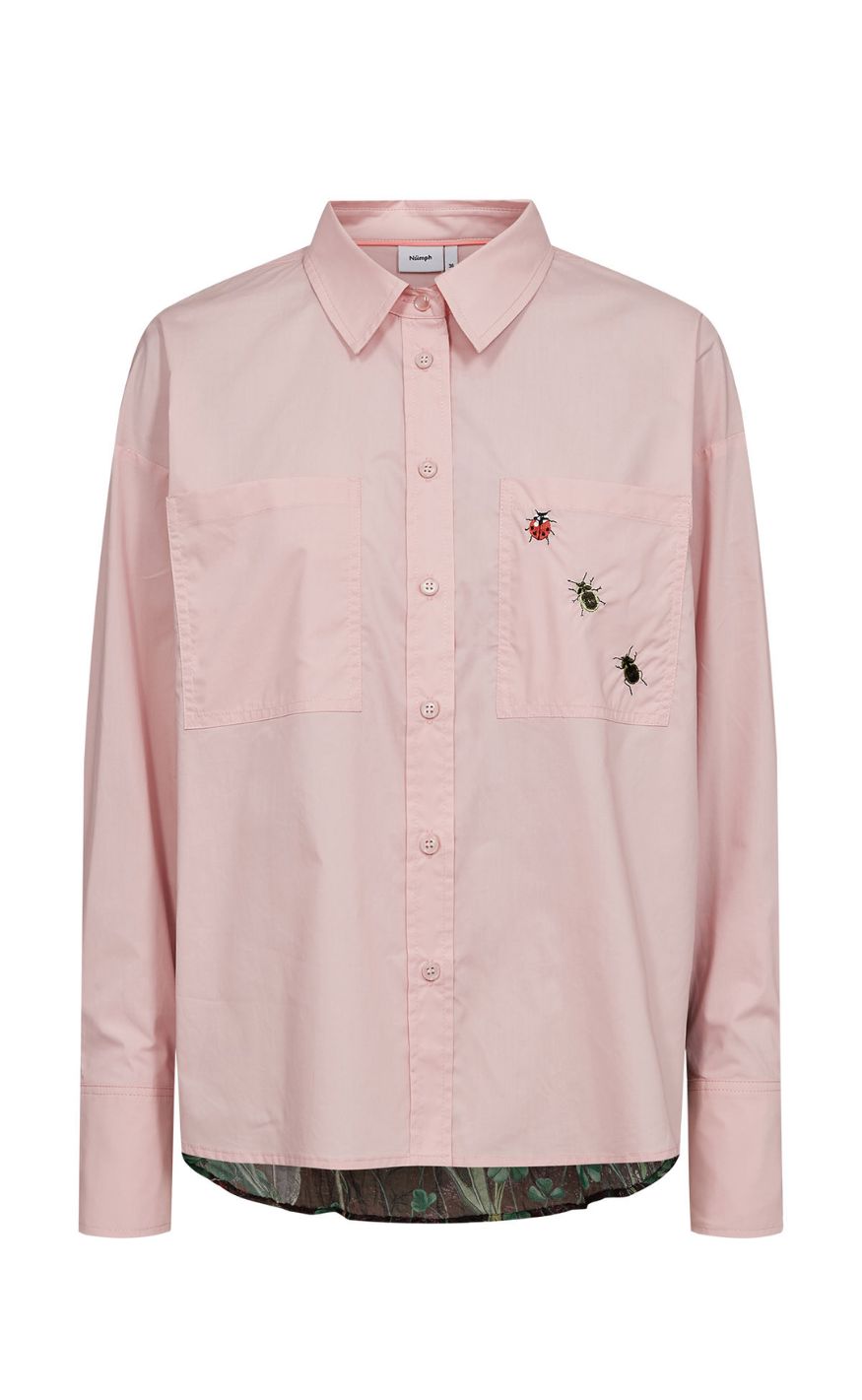 Nümph Skjorte - Forest - Pink Lady