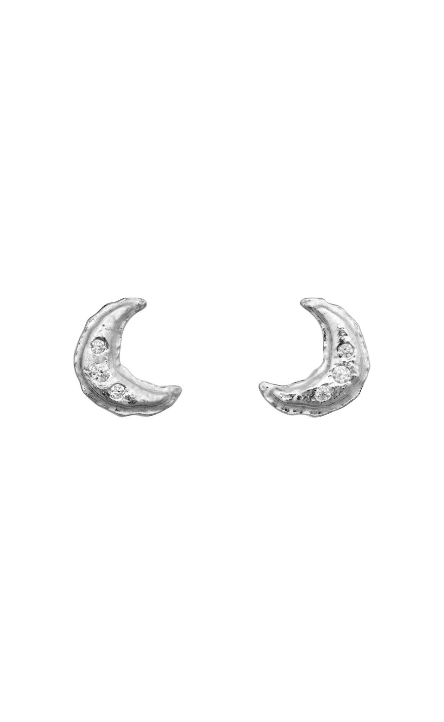 Maanesten Øreringer - Lunia - Silver Colour
