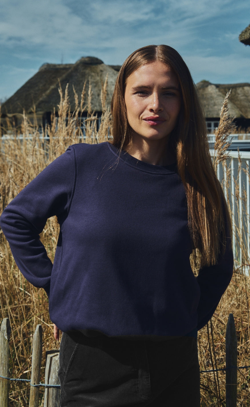 Freequent Pullover - Kamela - Nightshade