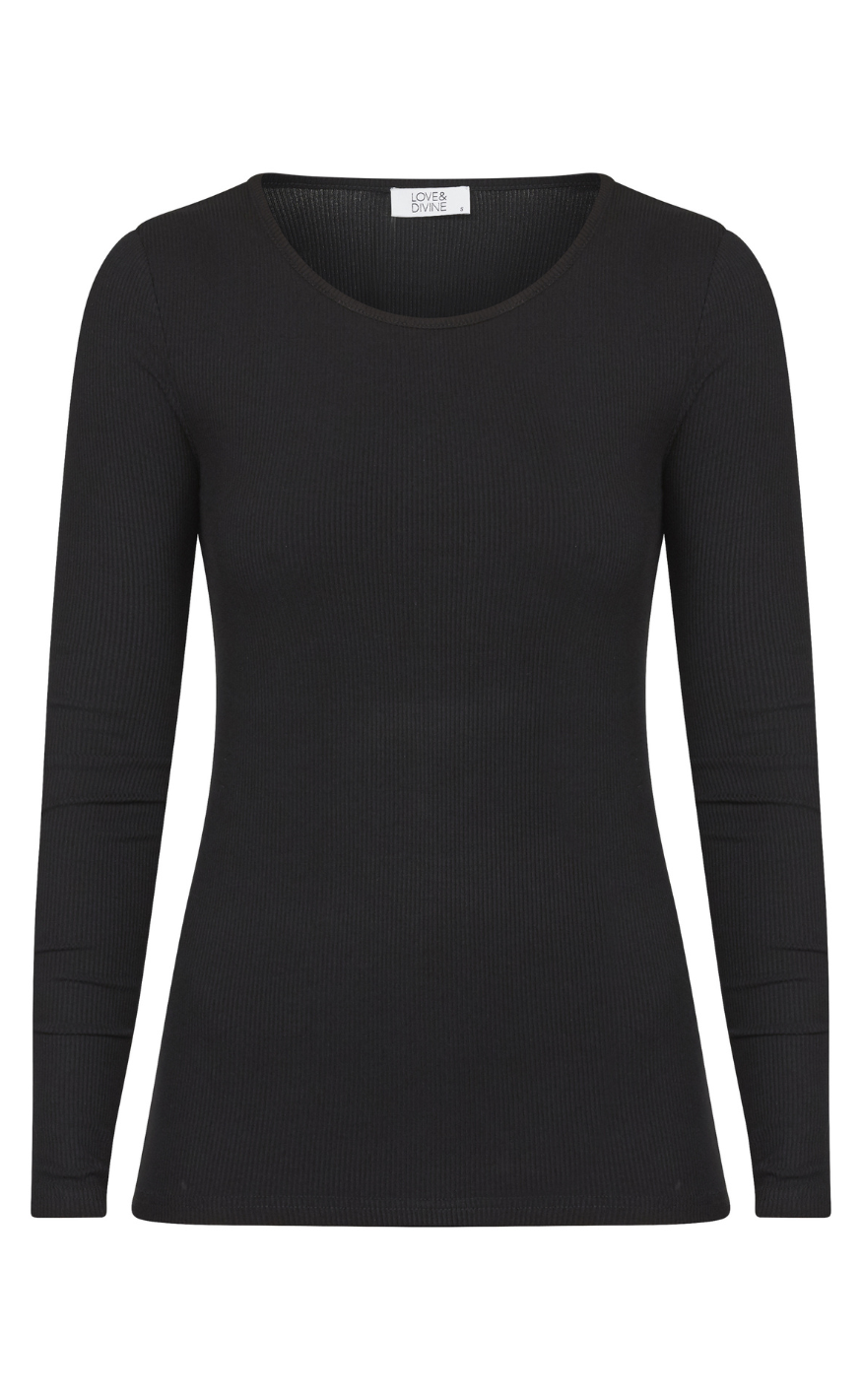 Love & Divine Bluse - Love1215 - Black