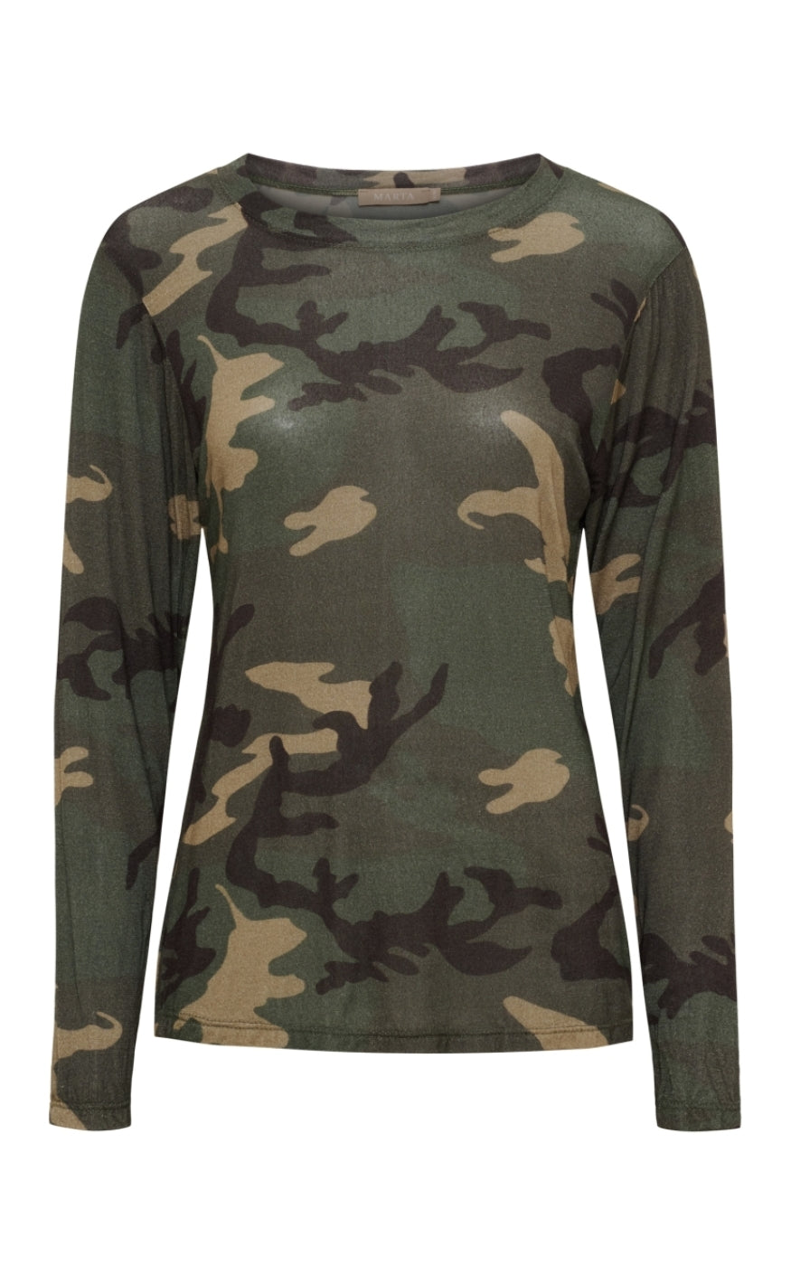 Marta Du Chateau Topp - Elissa - Camoflage791tpsii