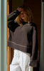 Neo Noir Strikk - Roeme Knit Stitch - Dark Brown