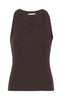 Gestuz Topp - Drew Logo Tank 2.0 - Deep Plum