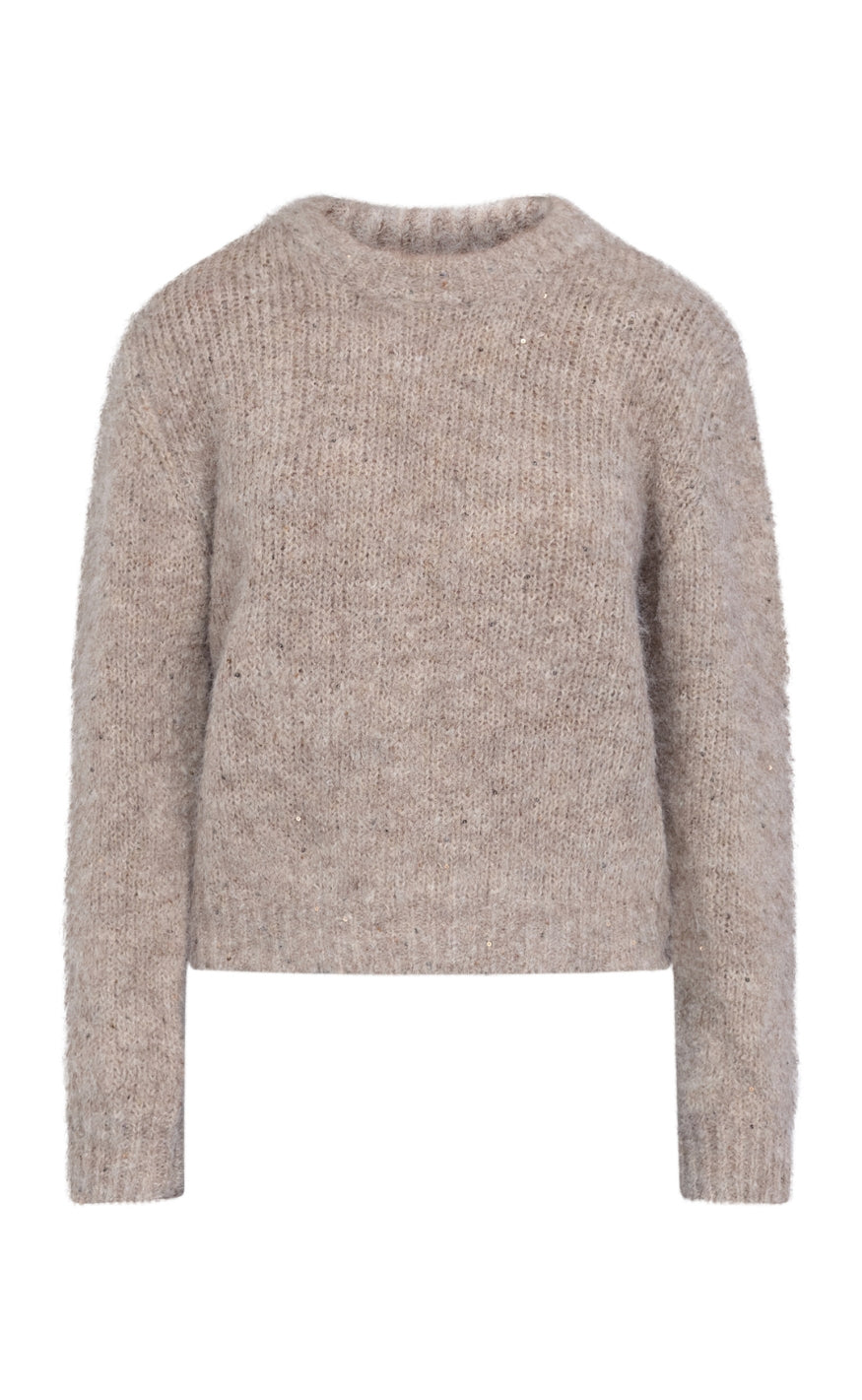 Sisters Point Genser - LESSIE-PU - Beige Glitter