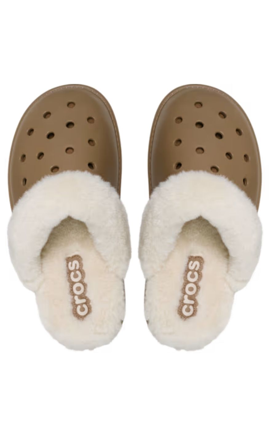 Crocs Træsko - Classic Fuzz Scuff - Sepia