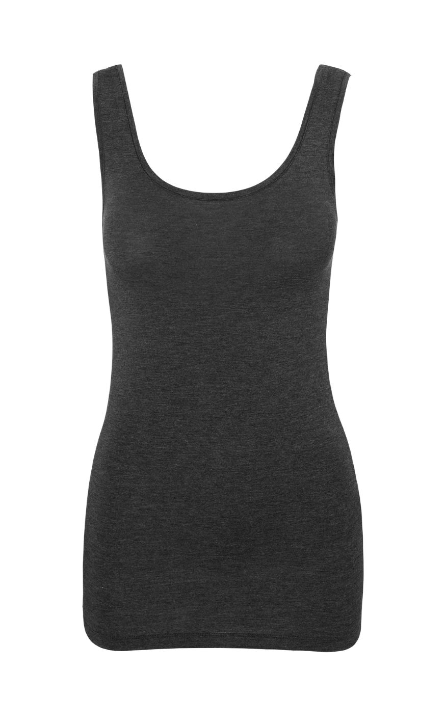 MbyM Topp - Sina - Dark grey melange