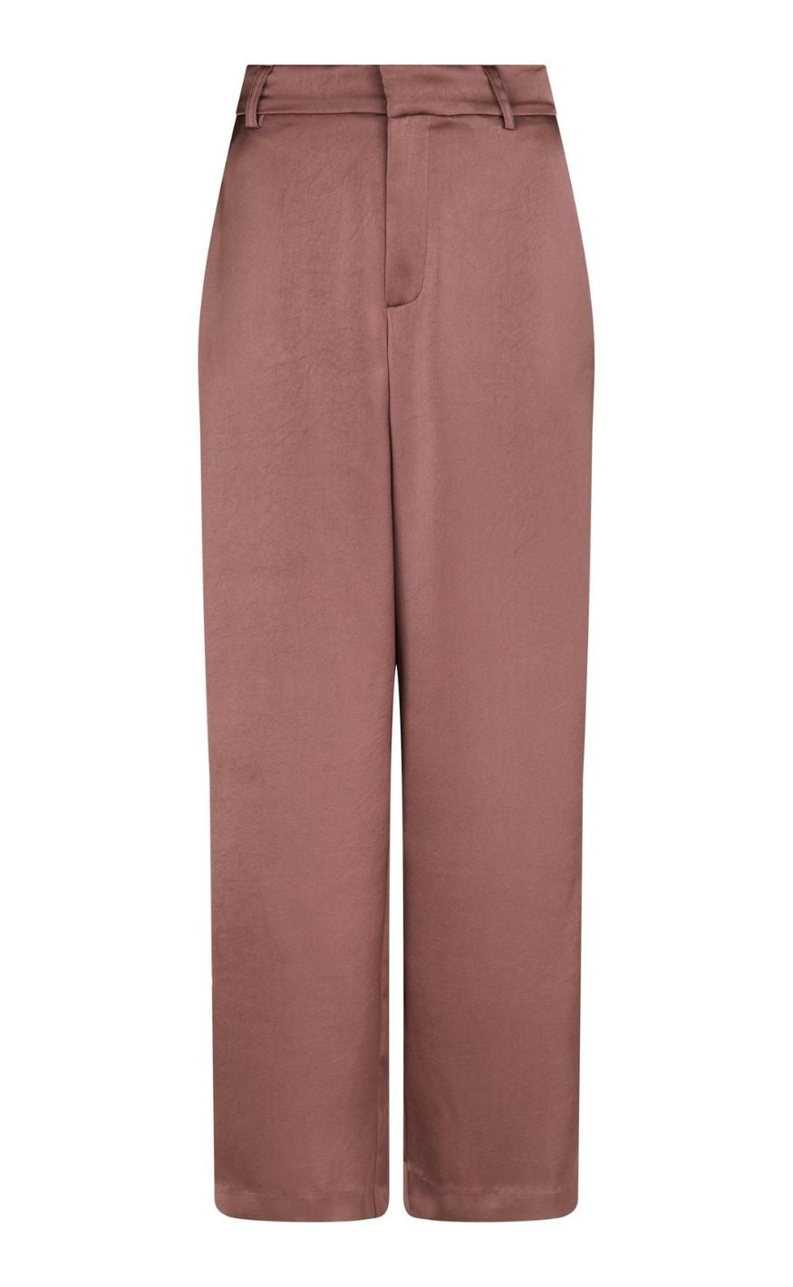 Neo Noir Bukser - Emmett Heavy Sateen - Dark Rose