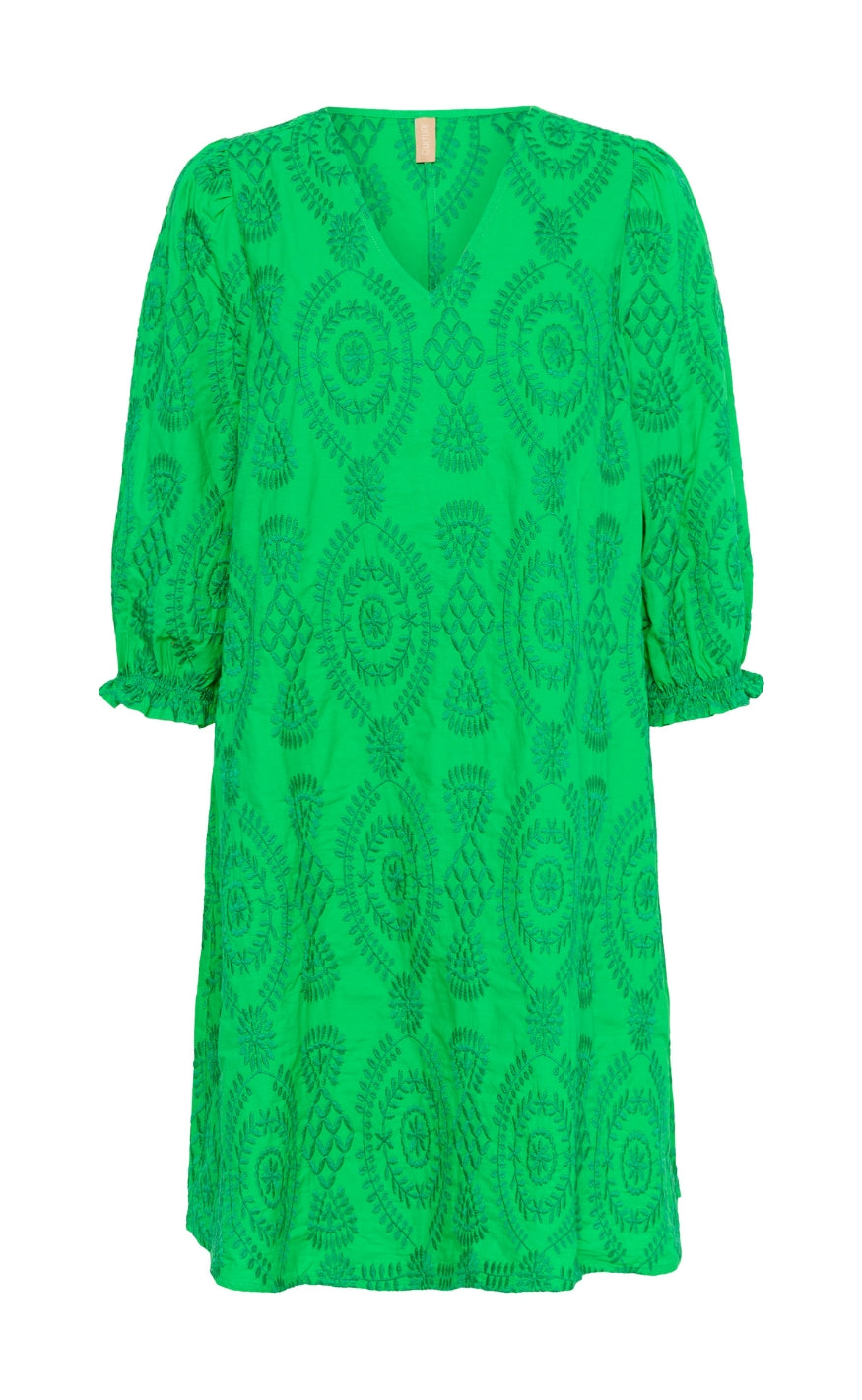 Culture Kjole - Tia - Green/Green