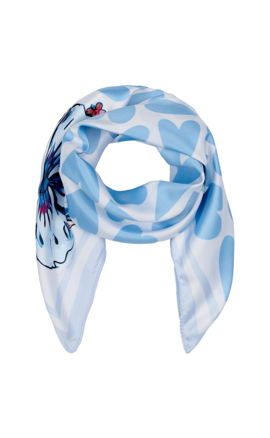 Marta Du Chateau Skjerf - Finja - LightBlue4060